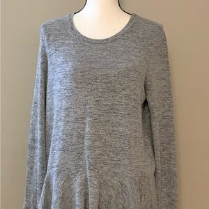 Altar'd State Heather Gray Long Sleeve Top size medium